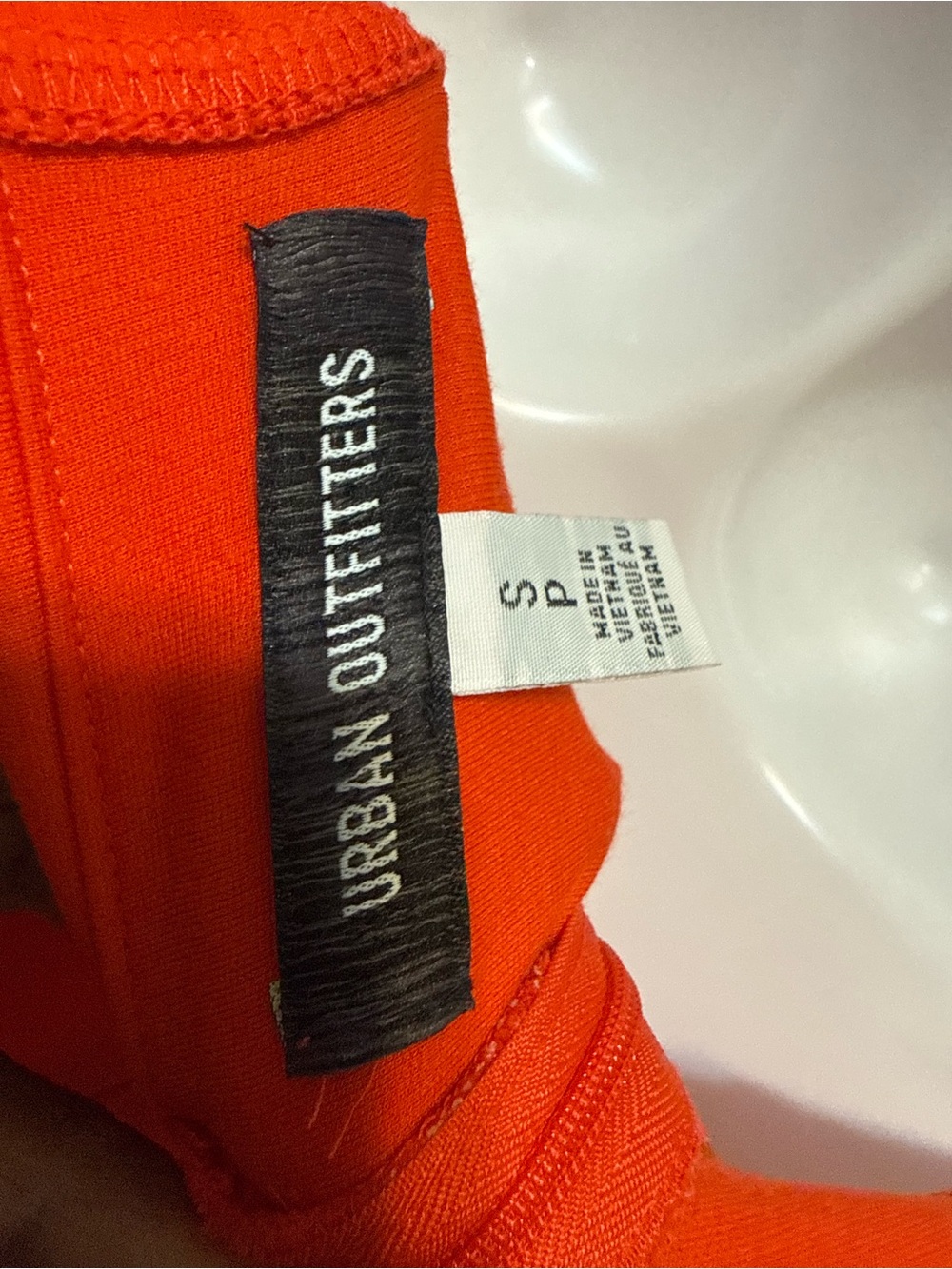 URBAN OUTFITTERS ORANGE STRAPLESS DRESS SP - Picture 8 of 10